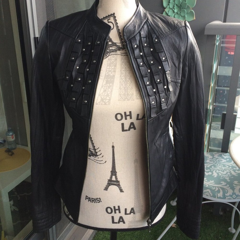 DANIER - Unique Leather Jacket - XXXS (3XS)